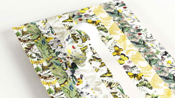 detail Kniha se štítky, samolepkami a páskami, Butterflies - The Pepin Press