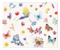 náhled Čisticí hadřík na brýle Motýli a květiny, 15x18 cm