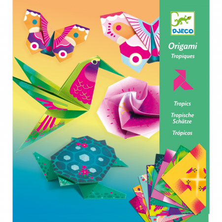 detail Origami ''Neonové tropy'' - Djeco