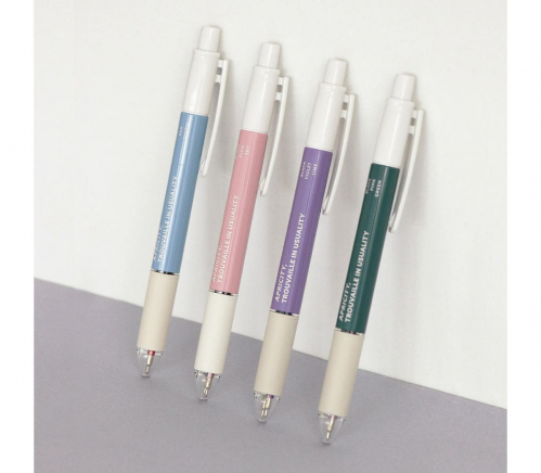 Smooth tříbarevné pero - zelené