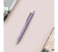 náhled Protiskluzové kuličkové pero - fialové