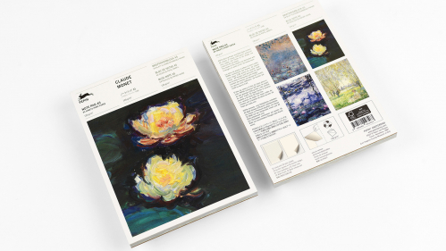 Art blok Claude Monet A5, 64 listů - The Pepin Press