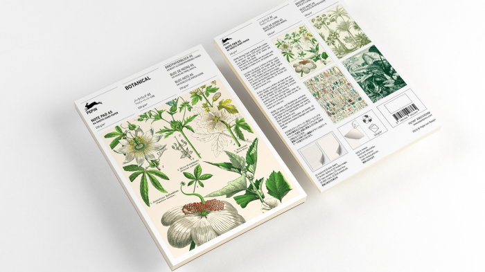 detail Poznámkový blok A5, Botanical - The Pepin Press
