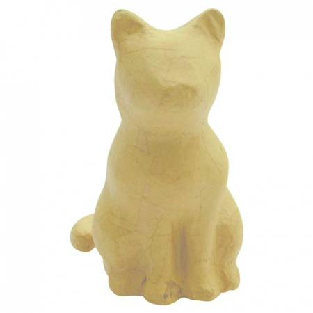 detail Kartonové zvířátko sedící kočka S 15x7,5x11,5cm
