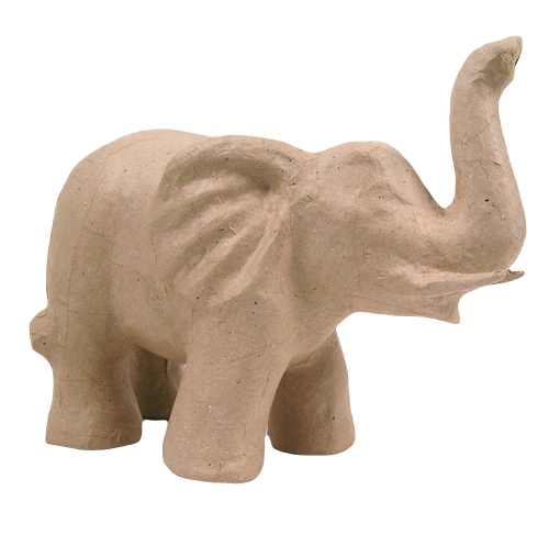 Kartonové zvířátko slon S 11x21x18,5cm