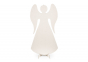 náhled Dekorativní kartonový andělíček 60 cm břidlicově bílý