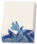 náhled Poznámkový blok 9,5 x 13,5 cm 164 listů: Pávi, Royal Delft