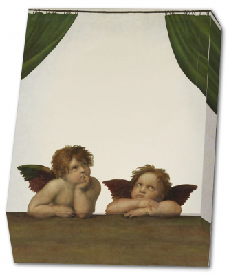 Poznámkový blok 9,5 x 13,5 cm: Anděl, Raffael, SKD