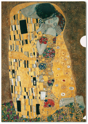 L-desky fóliové A4, Polibek, Gustav Klimt