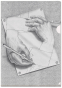 náhled L-desky fóliové A4, Ruce kresba, M.C. Escher