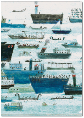 L-desky fóliové A4: Svět lodí, Marit Törnqvist