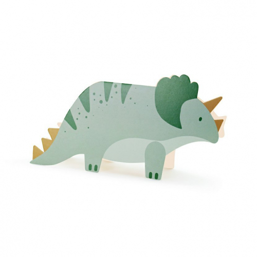 Narozeninové pozvánky Triceratops (6ks) - PartyDeco