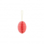náhled Skládací dekorace vajíčko 12 cm, červené - PartyDeco