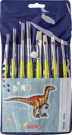 detail Školní sada štětců Dinosaur, 8 ks