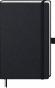 náhled Notebook A5 Kompagnon, černý, linkovaný
