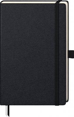 Notebook A5 Kompagnon, černý , tečkovaný
