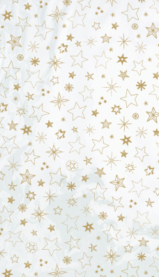 Set celofánových sáčků 14.5x23.5 cm, Hvězdičky, 10ks