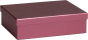 náhled Dárková krabička 17x22.5x6.5 cm, A5 Sensual Colour bordó