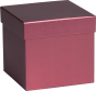 náhled Dárková krabička 13.5x13.5x12.5cm, Sensual Colour bordó