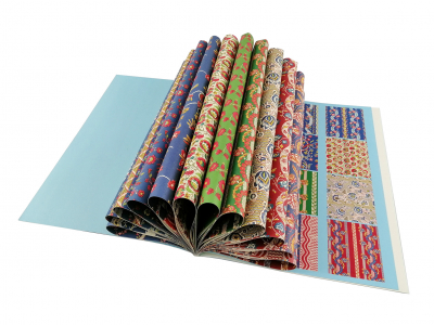 Set dárkových papírů v bloku 50x70cm, Květinové papíry