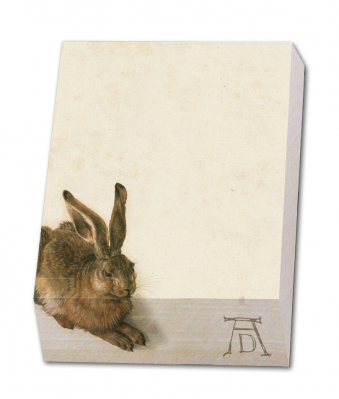 Poznámkový blok 9,5x13,5 cm: Zajíc, Albrecht Dürer