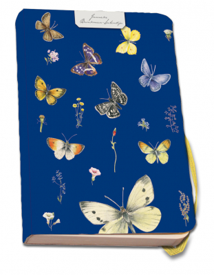 Stylový zápisník s gumičkou A5: Motýli, Janneke Brinkman
