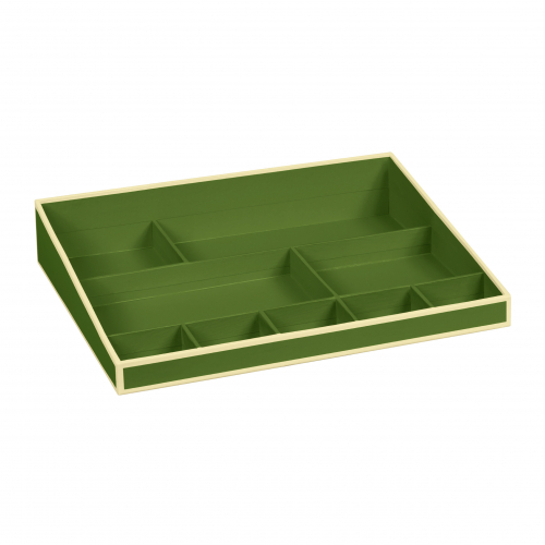 Organizér na pracovní stůl, 30,2x24,8x5,6cm, irská zelená - Semicolon