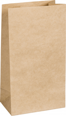Set papírových sáčků 9,7x6x18cm, 25ks, natur