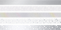náhled Dekorační pásky MINI Hvězdičky stříbrné, 1,2cmx3m