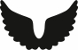 náhled Ozdobná raznice, Andělská křídla, motiv 3,3x2,3cm