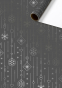 náhled Dárkový papír role 70x150cm, Stříbrné Vánoce