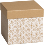 náhled Dárková krabička 13,5x13,5x12,5cm, Grafická hvězda