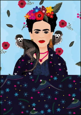 Ilustrace, Vlastní portrét Frida