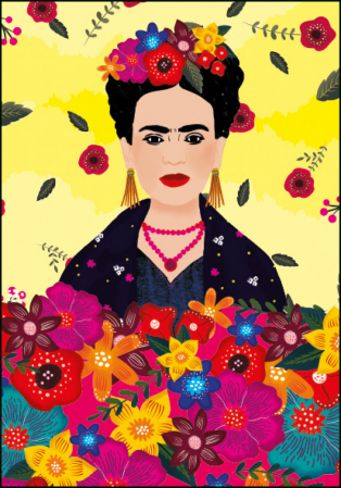 detail Ilustrace, Frida