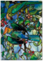 náhled L-desky A4: Papoušek vitráž, Louis Comfort Tiffany, Morse Museum