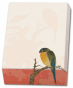 náhled Poznámkový blok 9,5x13,5cm, Ptáček na větvičce