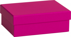 Dárková krabička 12x16,5x6cm A6+, One Colour růžová