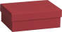 náhled Dárková krabička 12x16,5x6cm A6+, One Colour tmavě červená