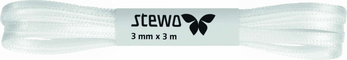 detail Dárková stuha saténová 3mmx3m bílá