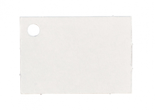 Stylová papírová jmenovka 5x3,4cm, matná bílá