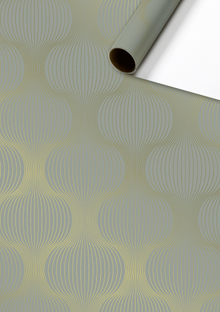 detail Set dárkových papírů v roli 70x150cm, 60ks, Grafické vzory