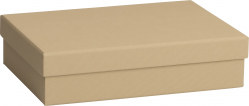 Dárková krabice 16,5x24x6cm A5+, One Colour, světle hnědá