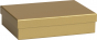 náhled Dárková krabice 16,5x24x6cm A5+, One Colour, zlatá