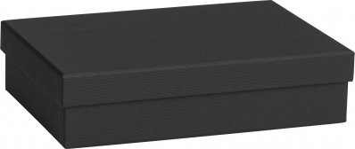 Dárková krabice 16,5x24x6cm A5+, One Colour, černá