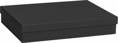 Dárková krabice 24x33x6cm A4+, One Colour, černá