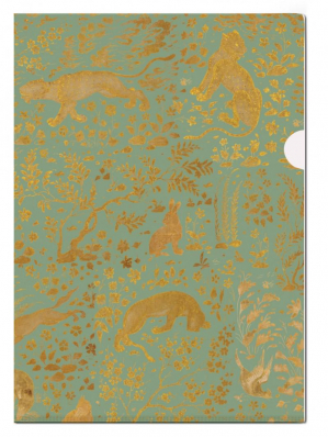 L-fóliové desky 22x31cm A4, Zlatý dekor