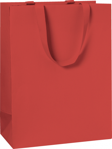 Dárková taška 23x13x30cm A4+, One Colour, červená