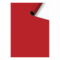 náhled Dárkový papír role 70cmx10m, Uni Plain, tmavě červená