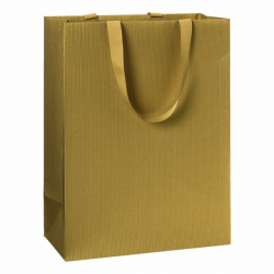 Dárková taška 23 x 13 x 30cm, zlatá