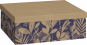 náhled Dárková krabička 24x33x12cm A4+, Tropické květiny
